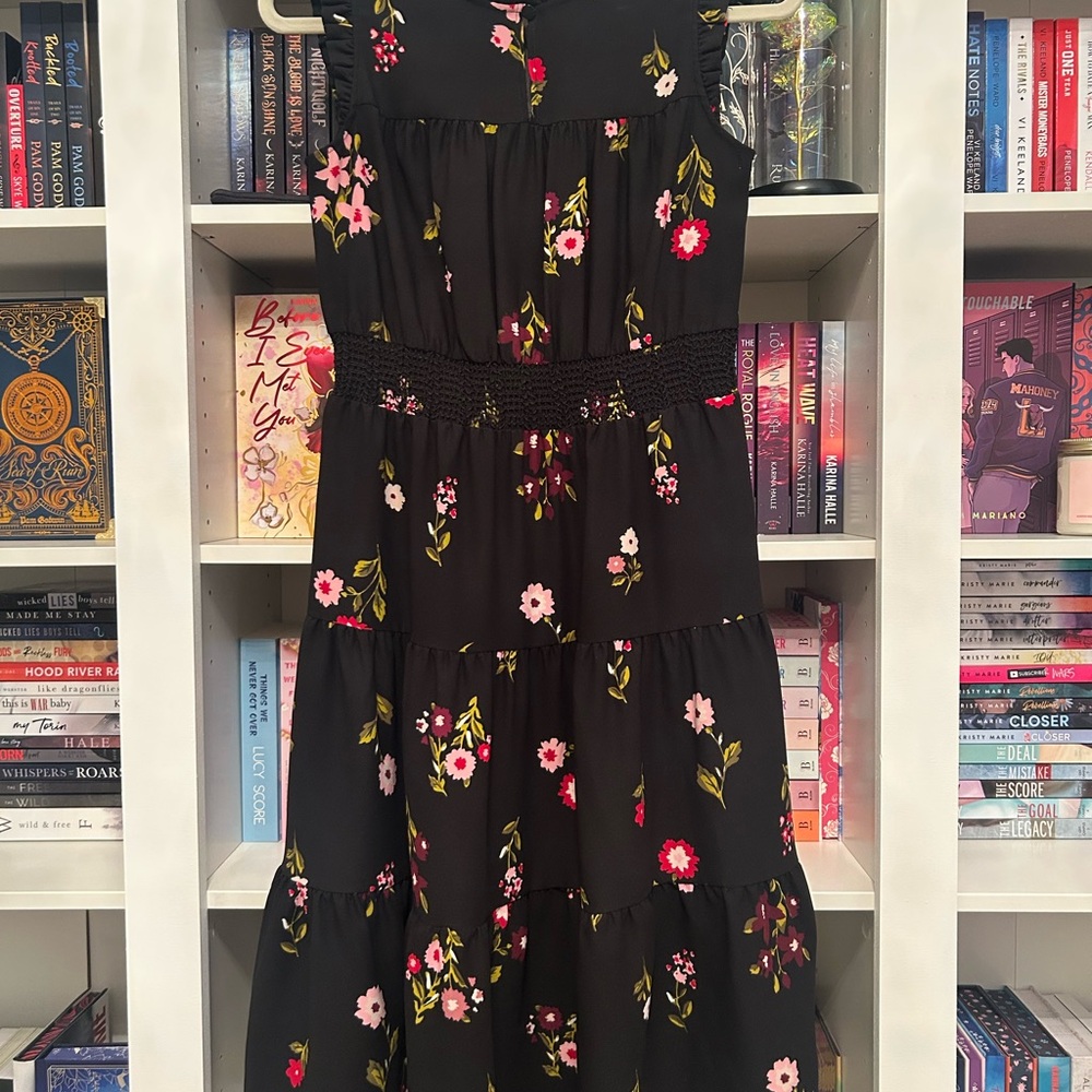Kate Spade In Bloom Smocked Waist Dress XS
